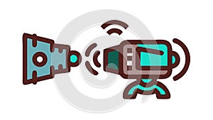 Digital Projector Camera Media Icon, vector design Generative AI