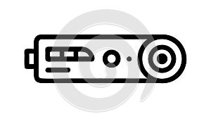 Digital Projector Device, Multimedia Presentation Tool, vector design Generative AI