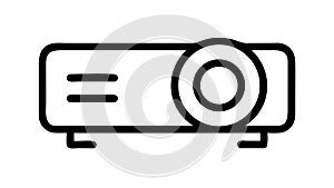 Digital Projector Icon, Presentation Display Device, vector design Generative AI