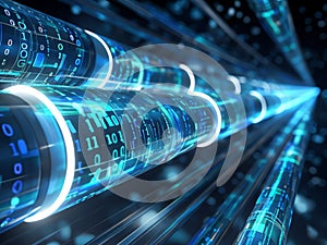 Digital Pulse Dynamics: An Abstract Representation of Data Transmission Cables