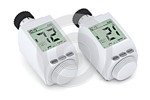 Digital radiator thermostatic valve