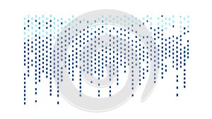 Digital Rain Matrix Code Effect Pattern, vector design Generative AI