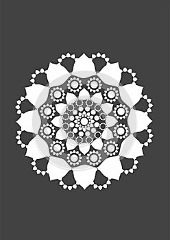 Digital rangoli design