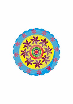 Digital Rangoli design