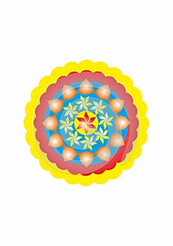 Digital Rangoli design