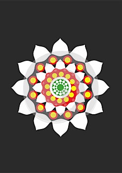Digital rangoli design