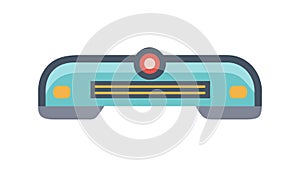 Digital Receiver: Entertainment and Broadcast Device, vector design Generative AI