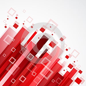 Digital red background