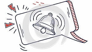 Digital Reminder Task Notification, Efficient Alerts, vector design Generative AI