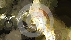 Digital Rendering Christmas LightsBackground