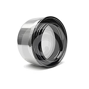 A subtle shadow on a plain white background emphasizing its three