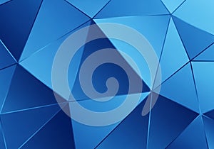 A digital rendering showcasing an abstract geometric pattern composed of interconnected triangular