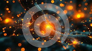 digital representation synaptic pruning glowing