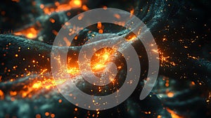 digital representation synaptic pruning glowing