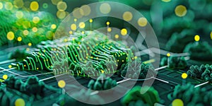 Digital Representation of Trees and Data Connections. Generative ai