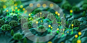 Digital Representation of Trees and Data Connections. Generative ai