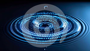 Digital Ripple Effect of Binary Data