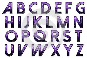 Digital Scrapbook Alphabet Dolce Vita