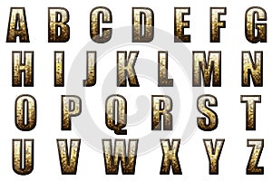 Digital Scrapbook Alphabet Empire Marquee photo