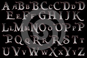 Digital Scrapbook Alphabet Pirate Mutiny photo