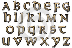 Digital Scrapbook Alphabet Saint