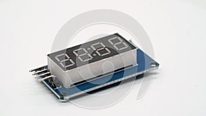 Digital screen display electronic component. Small single board computer device.