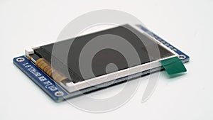Digital screen display electronic component. Small single board computer device.