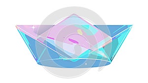 Digital Secure Messaging Envelope, vector design Generative AI