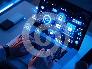 Digital Security and Data Analysis on Laptop