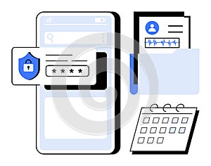 Digital Security and Data Management with Mobile Devices and Reports