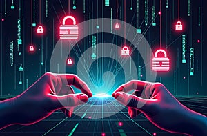 Digital Security and Data Protection Concept