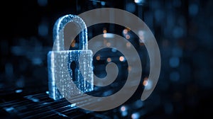 Digital Security and Data Protection Concept