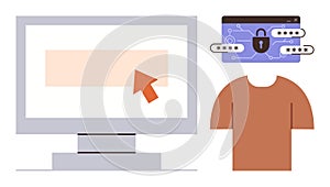 Digital Security and Privacy with Password Protection on Computer Interface