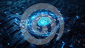 The Digital Security Shield.AI generated image