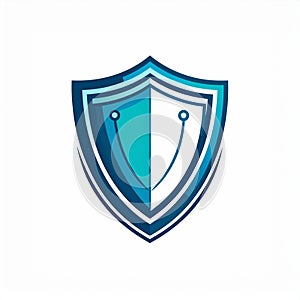 Digital Security Shield Icon for Data Protection