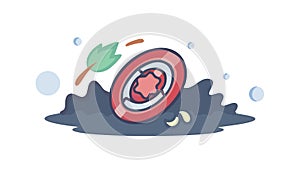 Digital security shield: Protecting data from cyber threats and attacks. vector design Generative AI