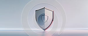 Digital security shield symbolizes protection in a connected world of technology and data