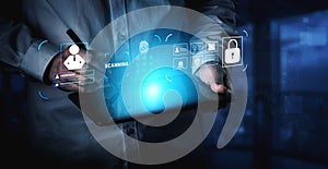 Digital Security System for User Authentication and Access Motif