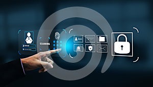 Digital Security System for User Authentication and Access Motif