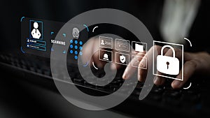 Digital Security System for User Authentication and Access Motif