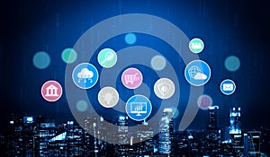 Digital Service Ecosystem and Business Icon Network Vouch