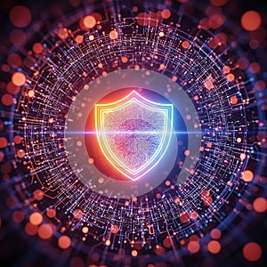 Digital shield protecting network data from cyber threats