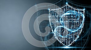 Digital shield protecting secure data network