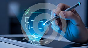 Digital signature technology electronic document management system checklist approval process