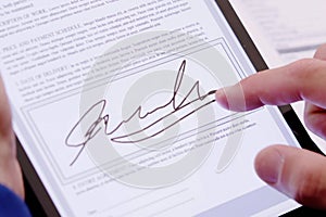Digital Signature: Online Contract eSign photo