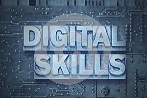 Digital skills board photo