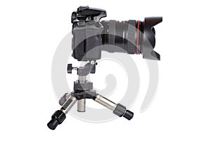 Digital slr camera and mini tripod
