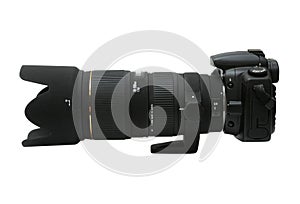 Digital slr with telephoto