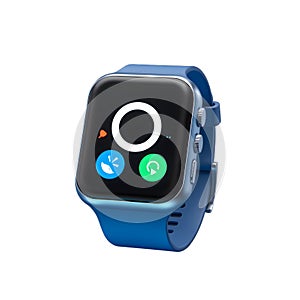 Digital smart watch icon isolated 3d render with ultra layer