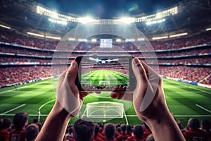 Digital soccer experience: 5g enabled smartphone fun